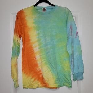 Long Sleeve Tye Dye Tee, S